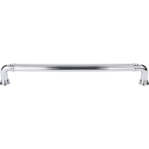 Chareau Reeded Appliance Pull 18'' cc TK328PC Polished Chrome