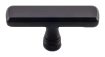 Kingsbridge Knob 2 3/8 Inch in Flat Black TK852BLK