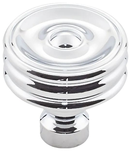 Brixton Ridged Knob 1 1/4 Inch in Polished Chrome TK881PC