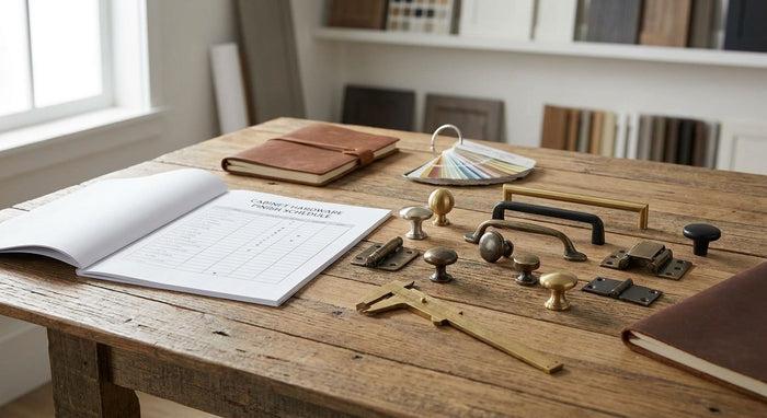 Cabinet Hardware Finish Schedule: How to Build One (2026)