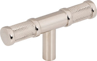 Garrison Burnham T-Knob 3'' Polished Nickel TK3231PN