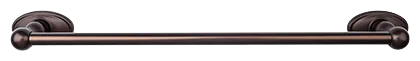 Edwardian Bath 30'' Single Towel Bar - Oval Backplate ED10ORBC Oil Rubbed Bronze