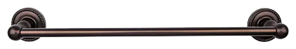 Edwardian Bath 30'' Single Towel Bar - Rope Backplate ED10ORBF Oil Rubbed Bronze