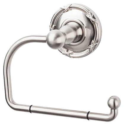 Edwardian Bath Tissue Hook - Ribbon Backplate ED4BSNE Brushed Satin Nickel