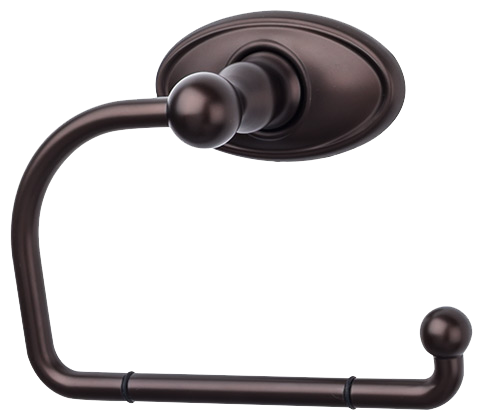 Edwardian Bath Tissue Hook - Oval Backplate ED4ORBC Oil Rubbed Bronze