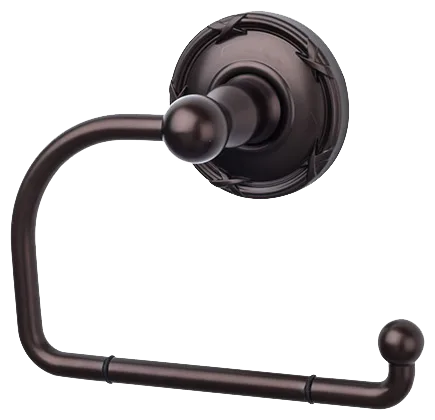 Edwardian Bath Tissue Hook - Ribbon Backplate ED4ORBE Oil Rubbed Bronze