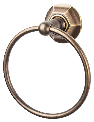 Edwardian Bath Ring - Hex Backplate ED5GBZB German Bronze
