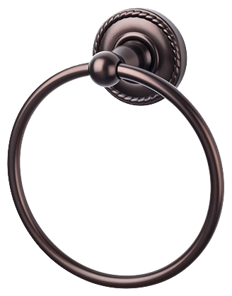 Edwardian Bath Ring - Rope Backplate ED5ORBF Oil Rubbed Bronze