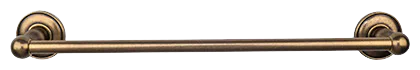 Edwardian Bath 18'' Single Towel Bar - Plain Backplate ED6GBZD German Bronze