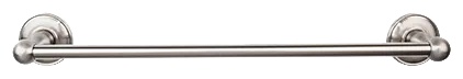 Edwardian Bath 24'' Single Towel Bar - Plain Backplate ED8BSND Brushed Satin Nickel