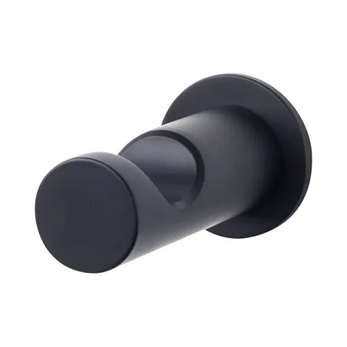 Hopewell Bath Single Hook HOP1BLK Flat Black
