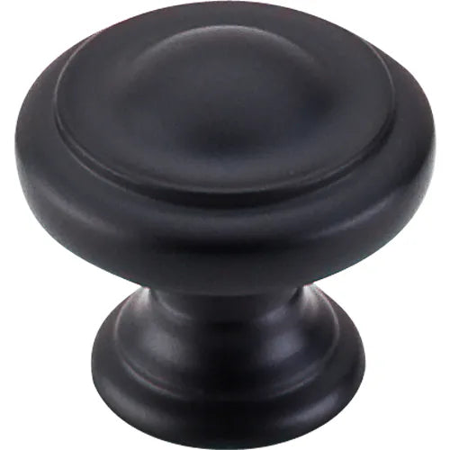 Nouveau III Dome Knob 1 1/8'' M1117 Flat Black
