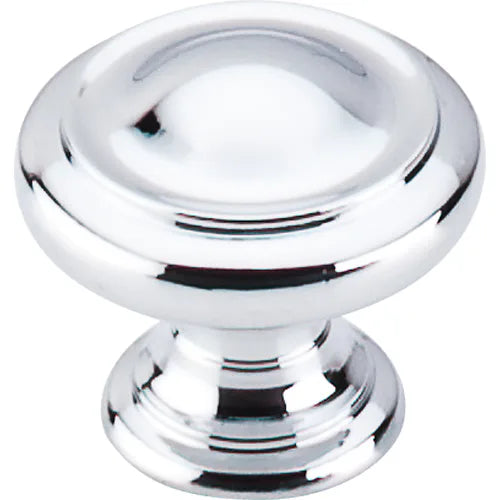 Nouveau III Dome Knob 1 1/8'' M1118 Polished Chrome