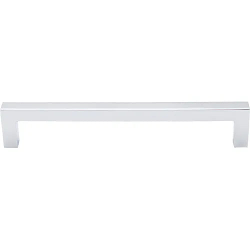 Nouveau III Square Bar Pull 6 5/16'' cc M1157 Polished Chrome