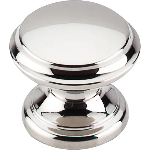 Asbury Flat Top Knob 1 3/8'' M1304 Polished Nickel