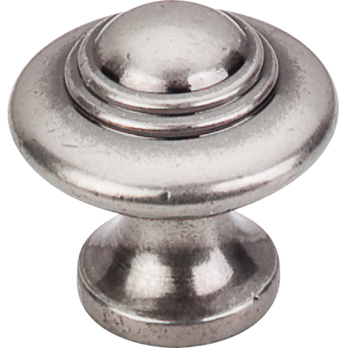 Britannia Ascot Knob 1 1/4'' M14 Antique Pewter