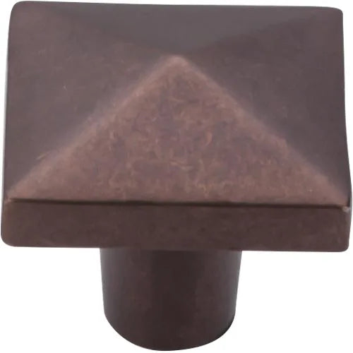 Aspen Square Knob 1 1/2'' M1523 Mahogany Bronze