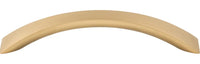 Nouveau III Crescent Flair Pull 5 1/16'' Honey Bronze M1578