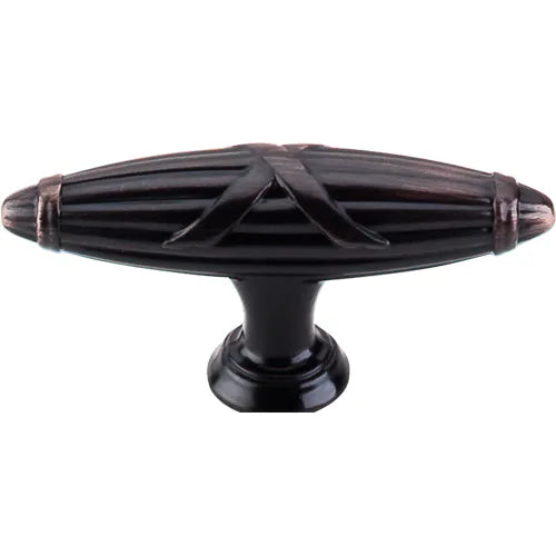 Edwardian Ribbon & Reed T-pull 2 3/4'' M1646 Tuscan Bronze