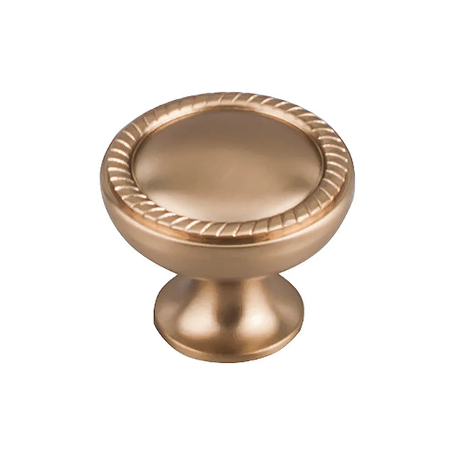 Edwardian Emboss Knob 1 1/4'' M1671 Brushed Bronze