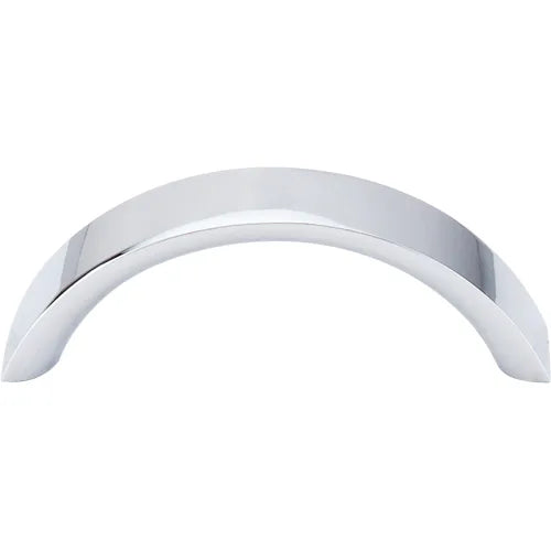 Nouveau Crescent Pull 3'' cc M1738 Polished Chrome