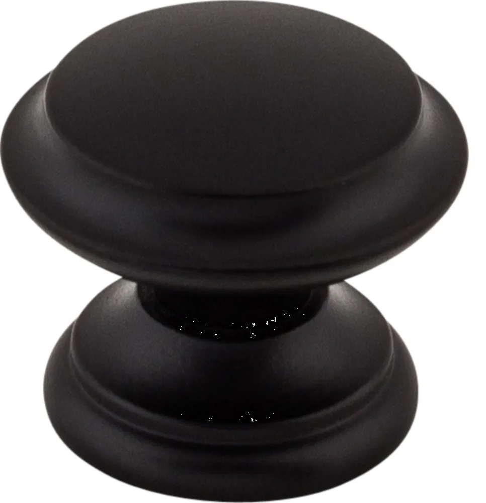 Dakota Flat Top Knob 1 3/8'' Flat Black M1875