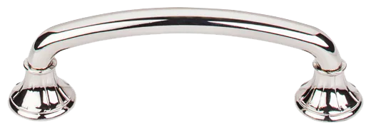 Edwardian Lund Pull 4'' cc M1937 Polished Nickel