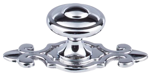 Britannia Canterbury Knob 1 1/4'' backplate M2134 Polished Chrome