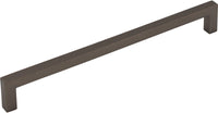 Nouveau III Square Bar Pull 8 13/16'' Ash Gray