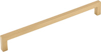 Nouveau III Square Bar Pull 8 13/16'' Honey Bronze