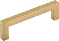 Nouveau III Square Bar Pull 3 3/4'' Honey Bronze