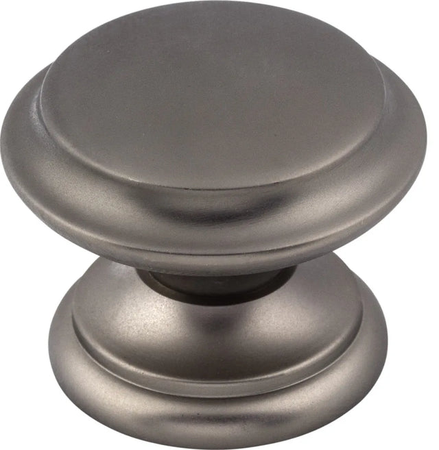 Dakota Flat Top Knob 1 3/8'' Ash Gray M2162