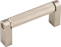 Amwell Bar Pull 3'' Brushed Satin Nickel