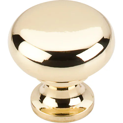 Somerset II Flat Faced Knob 1 1/4'' M269 Polished Brass