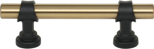 Dakota Bit Pull 3 Inch Honey Bronze and Flat Black M2701