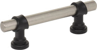 Dakota Bit Pull 3 Inch Pewter Antique and Flat Black M2703