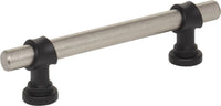 Dakota Bit Pull 3 3/4 Inch Pewter Antique and Flat Black M2707