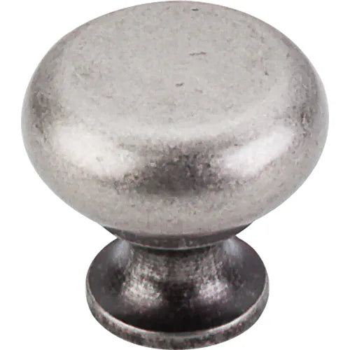 Somerset II Flat Faced Knob 1 1/4'' M275 Antique Pewter