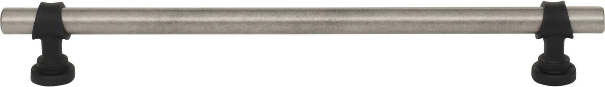 Dakota Bit Pull 8 13/16 Inch Pewter Antique and Flat Black M2755