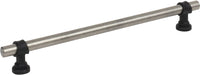 Dakota Bit Pull 8 13/16 Inch Pewter Antique and Flat Black M2755