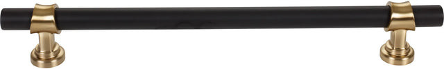 Dakota Bit Appliance Pull 18 Inch Flat Black and Honey Bronze M2788