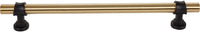 Dakota Bit Appliance Pull 18 Inch Honey Bronze and Flat Black M2789