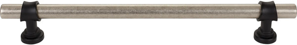 Dakota Bit Appliance Pull 18 Inch Pewter Antique and Flat Black M2791