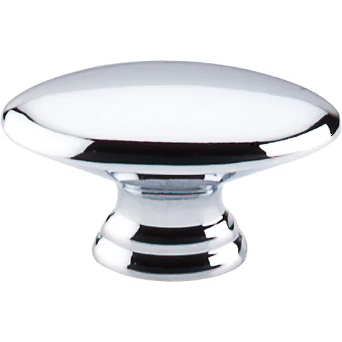 Nouveau Oval Knob 1 1/2'' M380 Polished Chrome