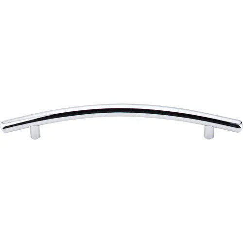 Nouveau Curved Bar Pull 6 5/16'' cc M537 Polished Chrome