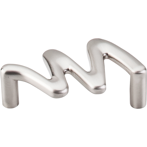 Nouveau II Squiggly Pull 2 1/2'' cc M564 Brushed Satin Nickel
