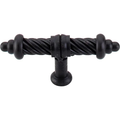 Normandy T-shaped Twist Knob 3 5/8'' M629 Patina Black