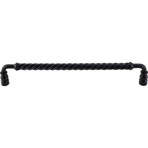 Normandy Twisted Bar Pull 12'' cc M677 Patina Black