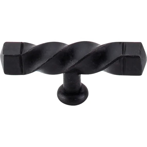 Normandy Square Twist T-handle 3 3/16'' cc M740 Patina Black