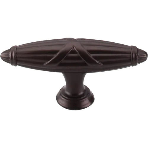 Edwardian Ribbon & Reed T-pull 2 3/4'' M931 Oil Rubbed Bronze